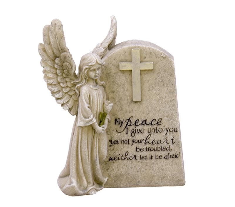 Polyresin Angel on Stone